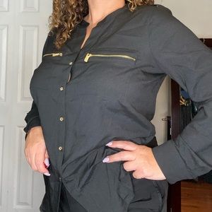 NWOT Calvin Klein Black Shirt